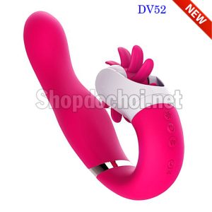 Dương vật giả và lưỡi liếm âm đạo Dave