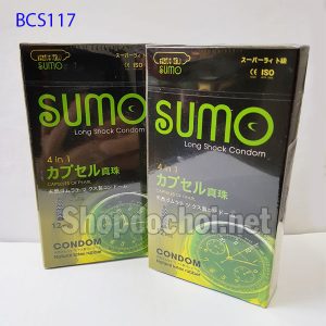 Bao cao su Sumo 4 in 1 Nhật Bản - Kéo dài thời gian