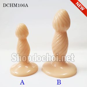 Đồ chơi kích thích hậu môn cực sướng bằng silicone xoắn
