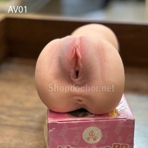 Âm Đạo Giả Silicone Cao Cấp 2 Trong 1: Âm Đạo & Hậu Môn