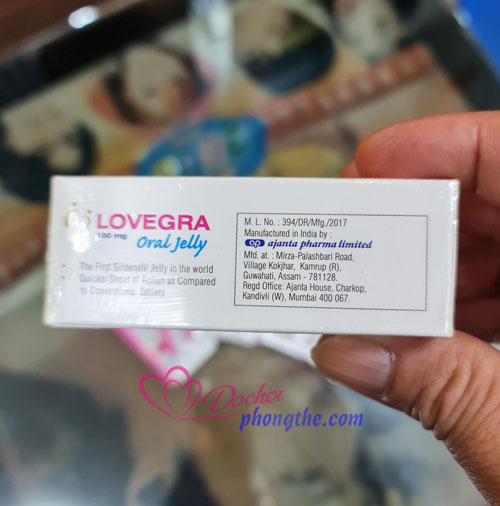Thuốc Tăng Cường Sinh Lý Nữ Dạng Thạch Lovegra Oral Jelly Chính Hãng - Ảnh 3